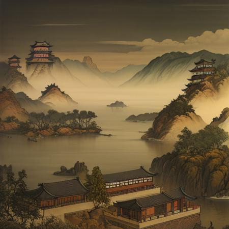 00305-128708728-best quality, symmetry,realistic, real life,photography, masterpiece, best quality, Chinese ink painting , scenery,.png